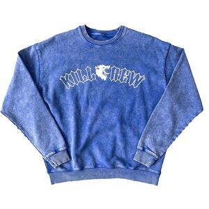 Kill Crew Oversized Heavyweight Crewneck Sweatshirt